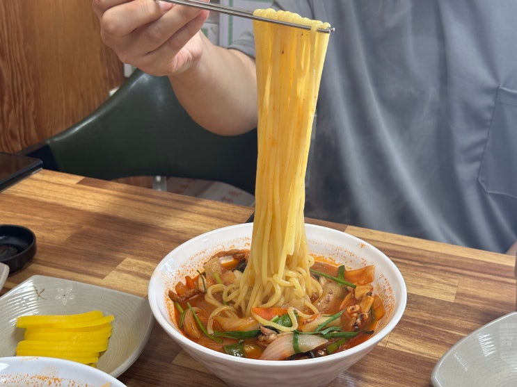  어제 점심 아산 배방 면이 맛있는 짬뽕맛집 연화루