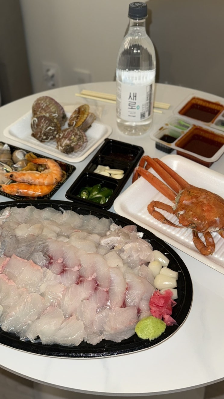  [강릉] 주문진 수산시장 일출횟집 포장 후기 (강릉 가성비 맛집 강추)
