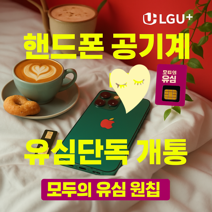  핸드폰 공기계 파는 곳 없을 때 유심만 개통️