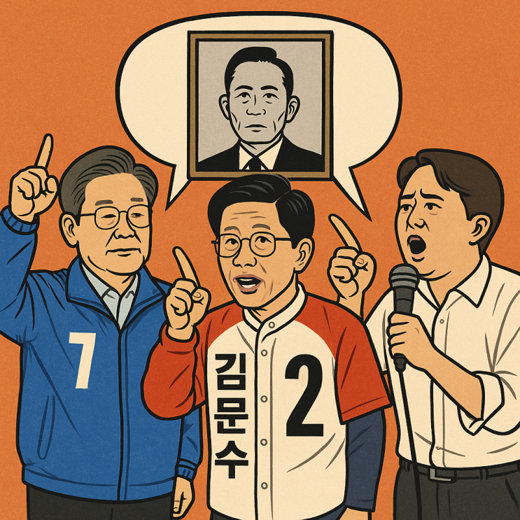 보수의 심장 <b>TK</b>, 세 <b>후보</b>가 박정희를 말하다 <b>이재명</b>·김문수... 