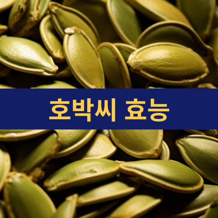  호박씨 효능 | 작지만 강력한 슈퍼푸드 | 호박씨 한 줌 칼로리
