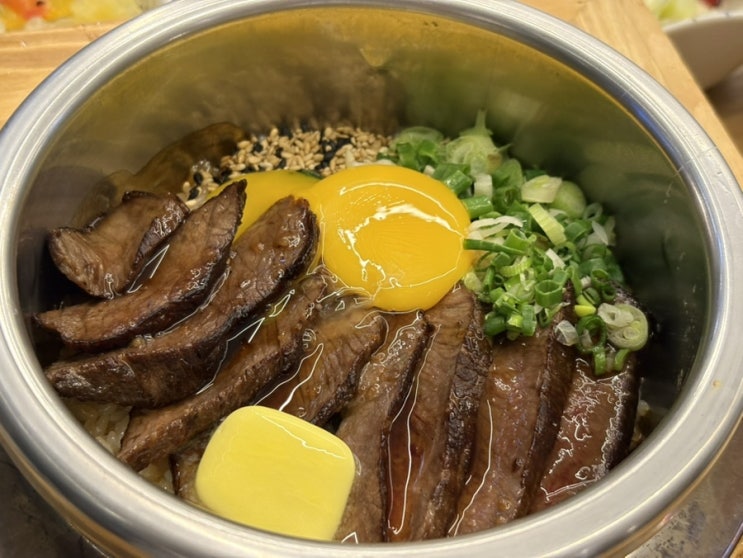  서울숲역맛집 밥잘먹는예쁜사람에서 와규스테이크+전복양송이솥밥 먹고온 후기