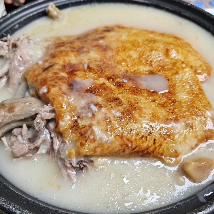  한가네오리촌, 인천대공원 오리 누룽지백숙 맛집 | 주차장 O