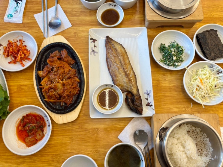  강동구 혼밥 맛집 고선생 고등어 삼치 구이 (+ 솥밥정식)