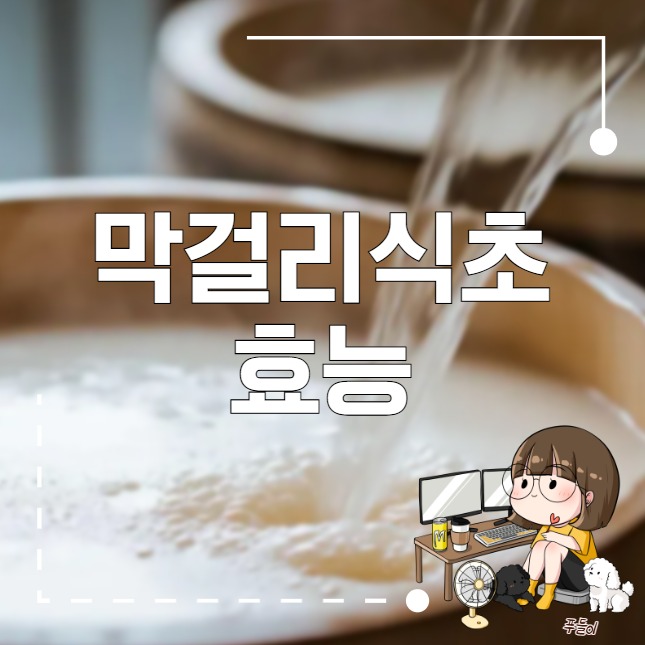 막걸리식초효능 발효식초 만드는 방법!