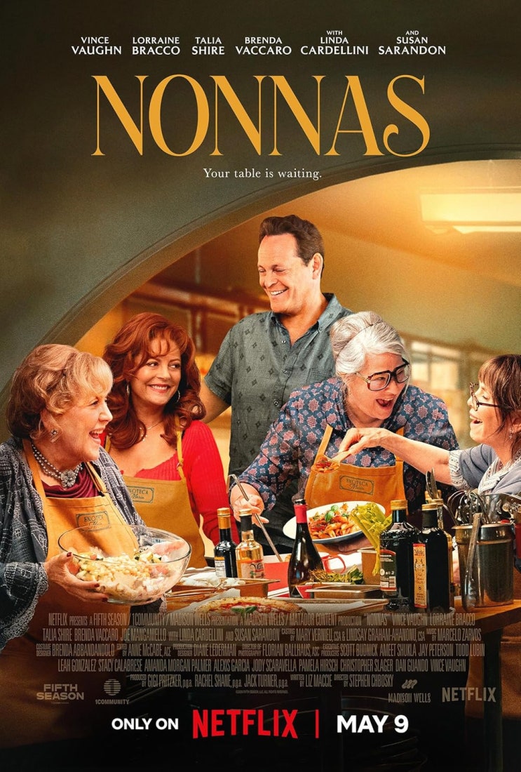  [리뷰]가슴이 따뜻해지는 넷플릭스 영화 '논나스(Nonnas)'  - 할머니 1명이 아니라 4명은 반칙이다.