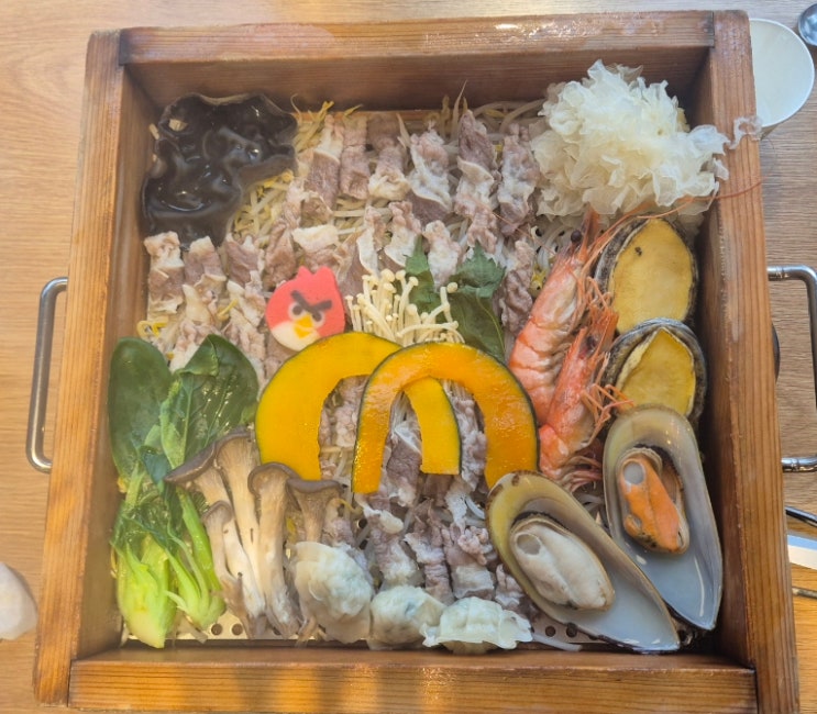  청라 맛집 채움편백찜샤브샤브 스페셜 편백찜 후기