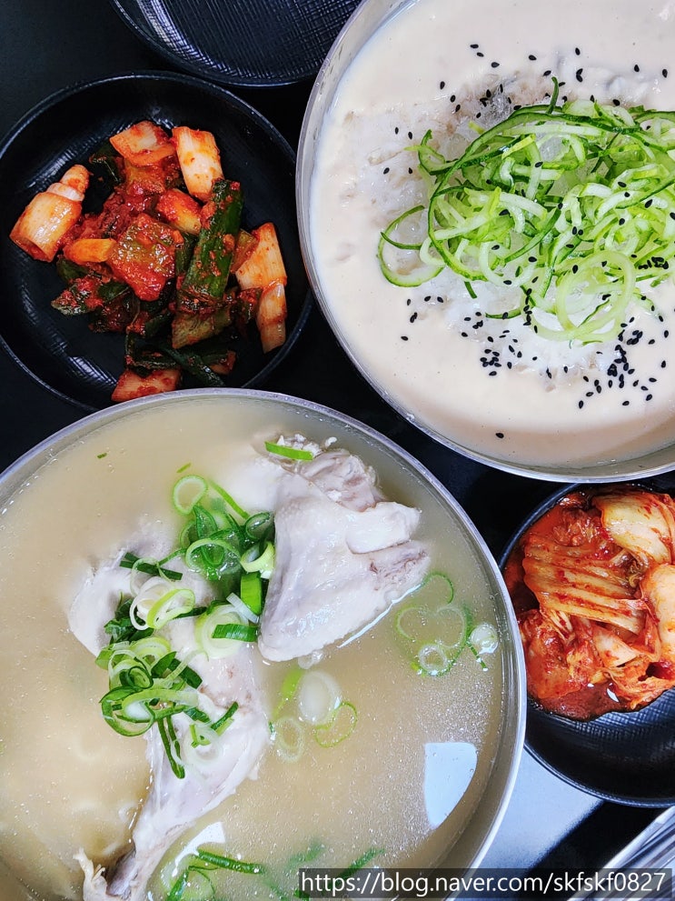  [천안콩국수 맛집] 불당동 고소한콩 듬뿍갈아 자가제면 흑임자면 콩국수, 한결가치칼국수