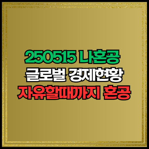 2025년 5월 15일 [나혼공] 글로벌 경제현황