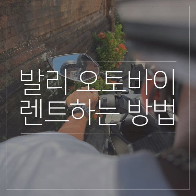  발리 오토바이 렌트 가격 주유 방법 국제 면허증 불법 여부