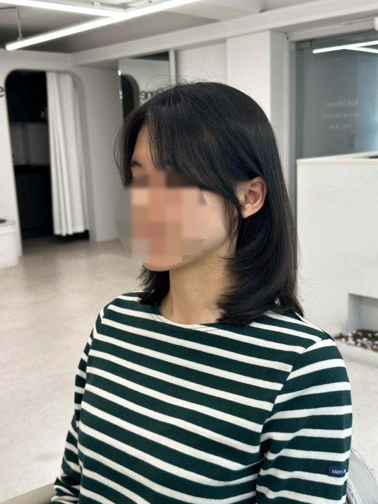  합정역 미용실 르네 중단발레이어드컷 전문 서우 실장님 후기 (주차)