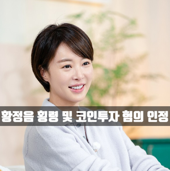 솔로라서 <b>황정음</b> 횡령 및 코인투자 혐의 인정