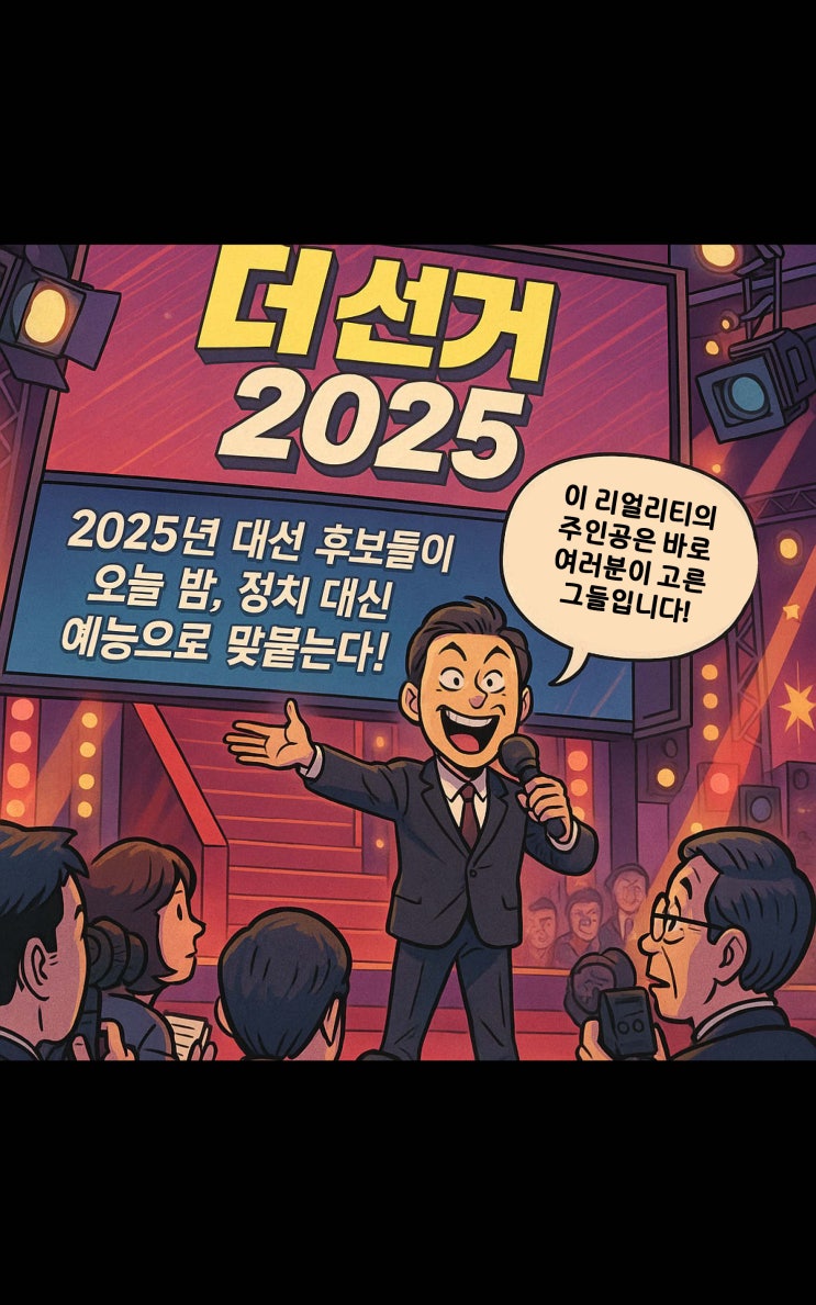  막 오른 대선 토론, 정치가 예능이라면: <더 선거 2025 Ep.01 "선거란 이름의 리얼리티쇼">