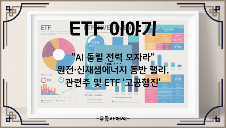  "AI 돌릴 전력 모자라" 원전·신재생에너지 동반 랠리, 관련주 및 ETF '고공행진'