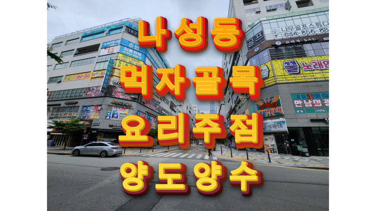  나성동 먹자골목 요리주점 양도양수 세종시 이자카야 술집