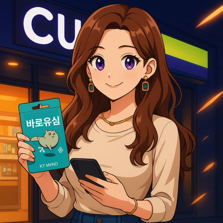  CU바로유심 구매와 선불폰 개통 생각보다 쉬운데?
