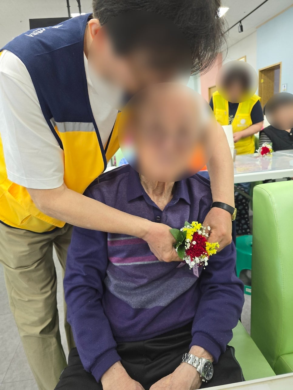 보령미산주간보호센터 금빛사랑주야간보호센터 어버이날 행사