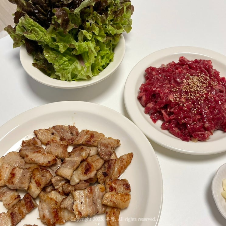  평택 동삭동 정육점 추천 신선한 한우 육회와 삼겹살이 맛있는 일상정육 내돈내산 찐 후기