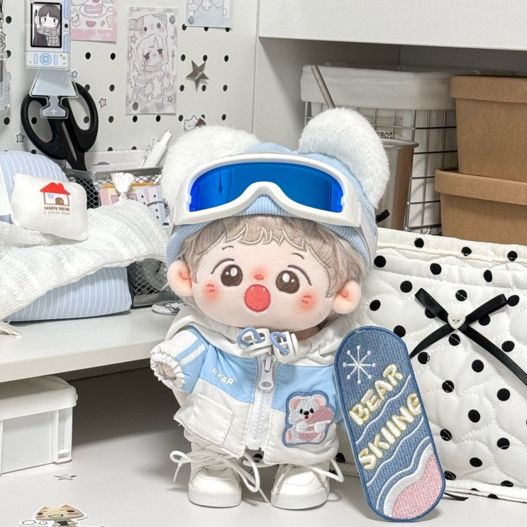  20cm 우유 빙수 세트 인형옷 아이돌인형옷
