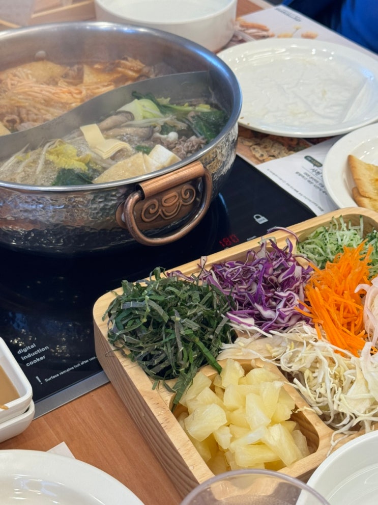  평촌역 가족외식 맛집 샤브올데이 주차 꿀팁까지