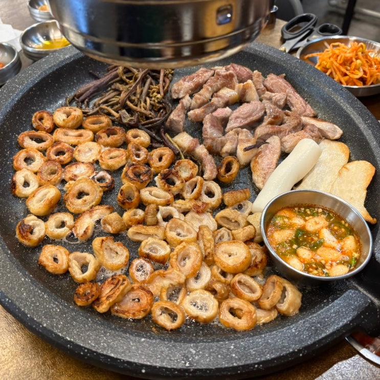  광주 첨단 맛집 봉자막창 광주첨단점 : 가성비 쩌는 막창+고기에 팥빙수, 라면, 계란찜 무한리필