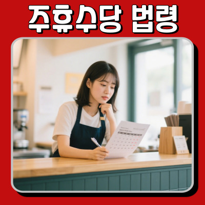  주휴수당 법령 모음 및 지급기준과 계산방법