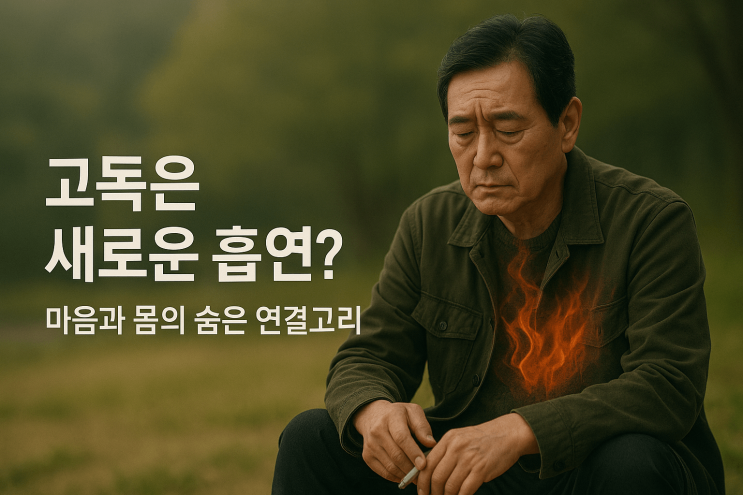  고독은 새로운 흡연? 마음과 몸의 숨은 연결고리