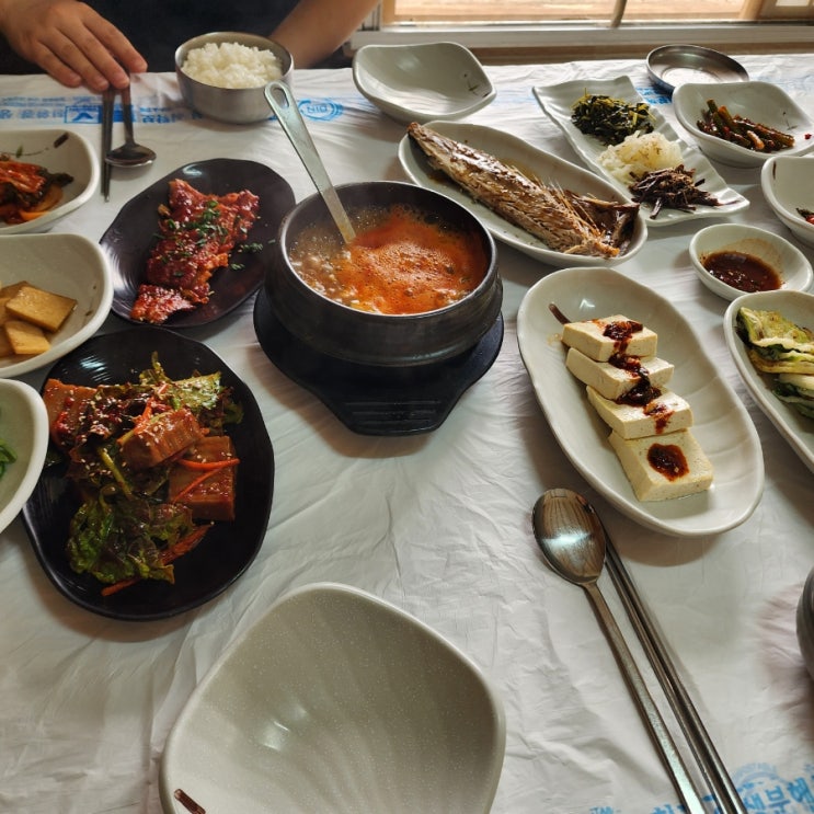  영주 무섬마을 [무섬식당]에서 무섬정식을 내돈내산 솔직리뷰