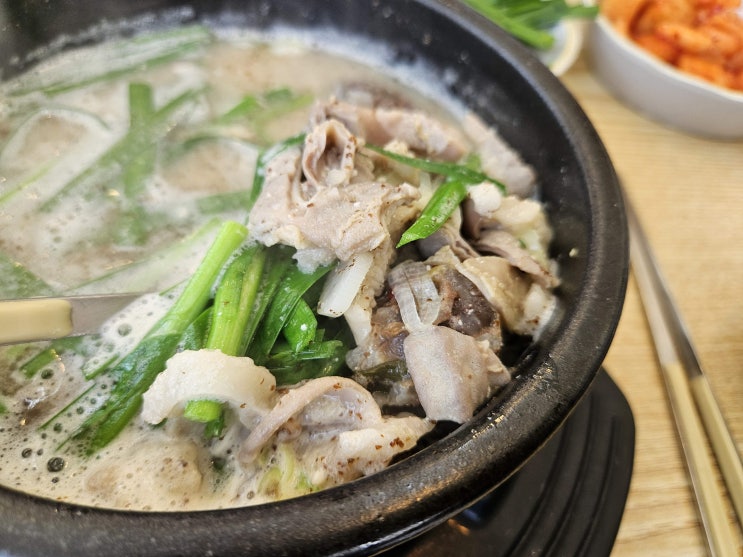  직장인 소울푸드 순대국밥. 대전 문지동. 치락골 점심 후기