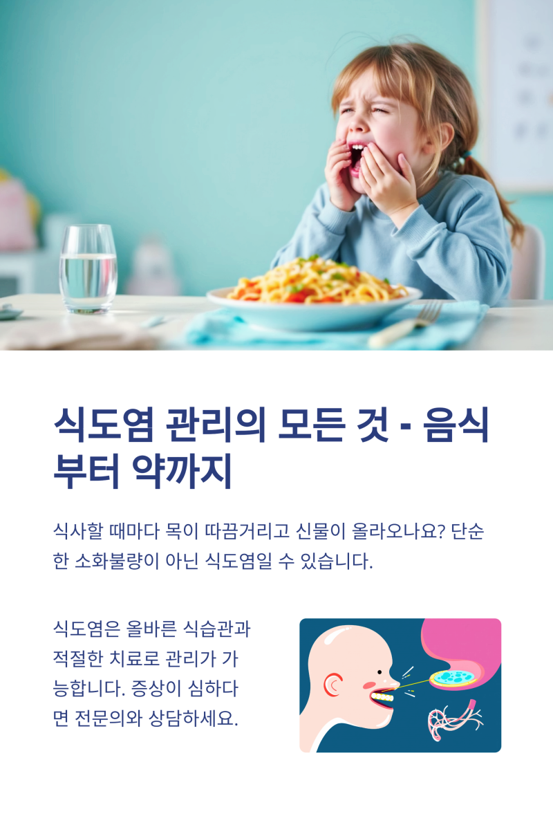 식도염에 좋은음식 차 영양제 과일 약 - 꼭 읽어보세요