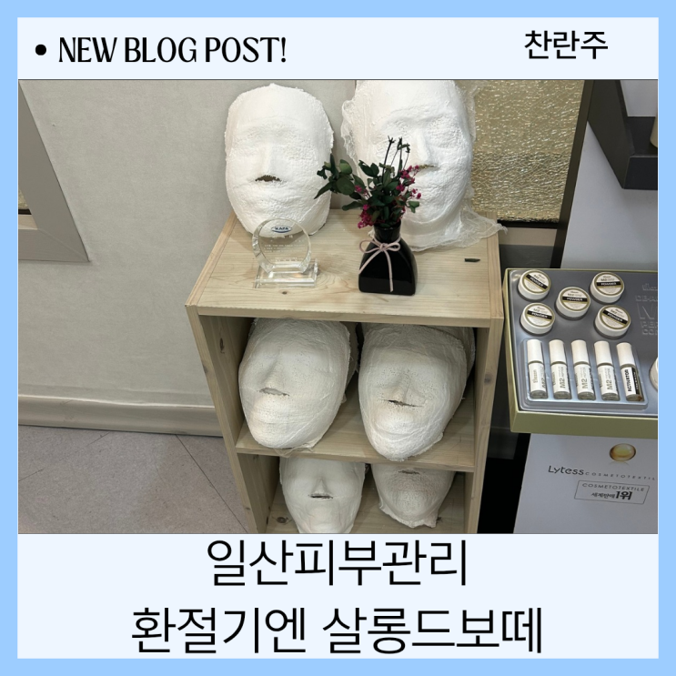  환절기마다 무너지는 피부, 일산피부관리 살롱드보떼로 되살렸어요