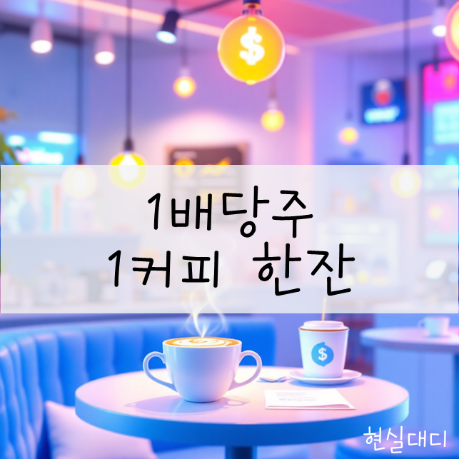  배당으로 커피한잔을 먹는다고?