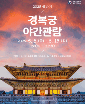  2025 상반기 경복궁 야간 관람 – 고요한 궁궐의 밤, 조명 아래 피어나다