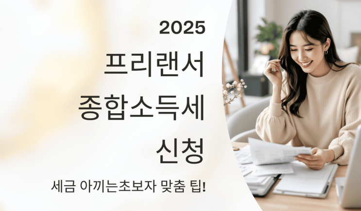  2025 프리랜서 종합소득세 신청: 세금 아끼는 초보자 맞춤 팁!