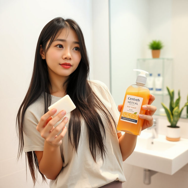  비누와 바디워시 중 어떤 걸 선택해야 더 좋을까??