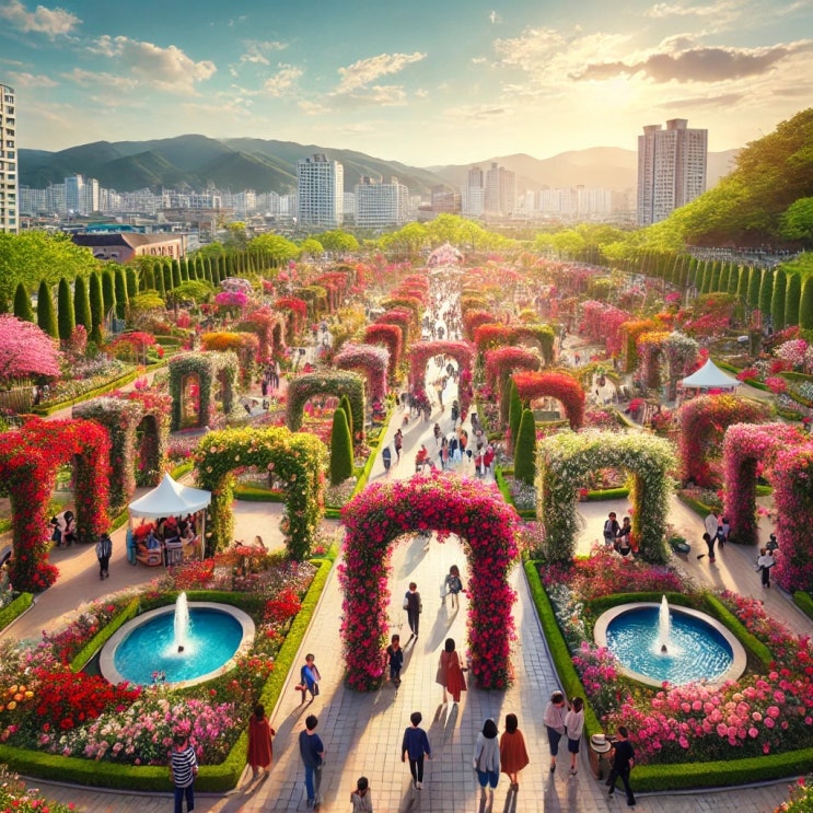  2025 울산시 남구 울산대공원 장미축제 기본정보 행사 날짜 일정 근처 가볼만한곳 맛집 카페 주차장 대중교통 총정리!