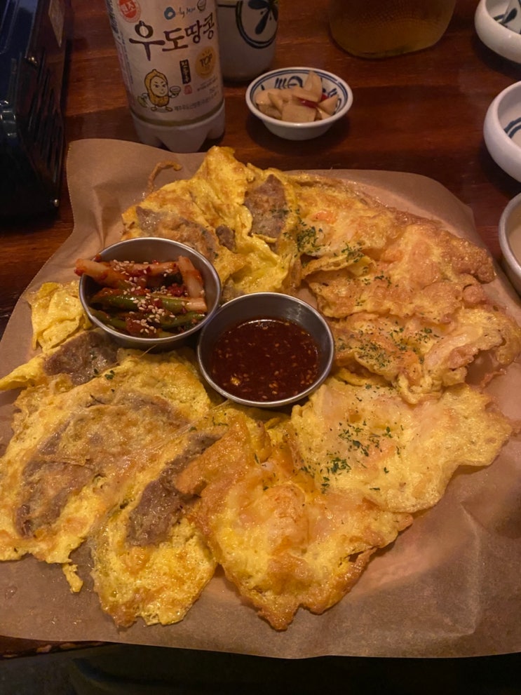  막걸리 걸치기 좋은 발산 술집 연남주막1987 비오는날 웨이팅맛집 푸짐한 양의 통삼겹김치찜 반주하기 좋은 육새전