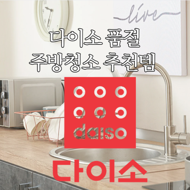  다이소 꿀템 추천템 품절대란 주방청소 추천상품
