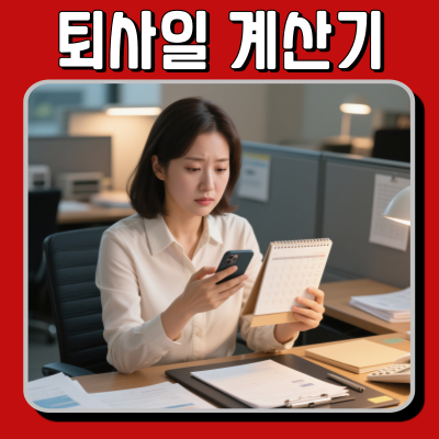  입사일부터 퇴사일까지 계산기 활용법