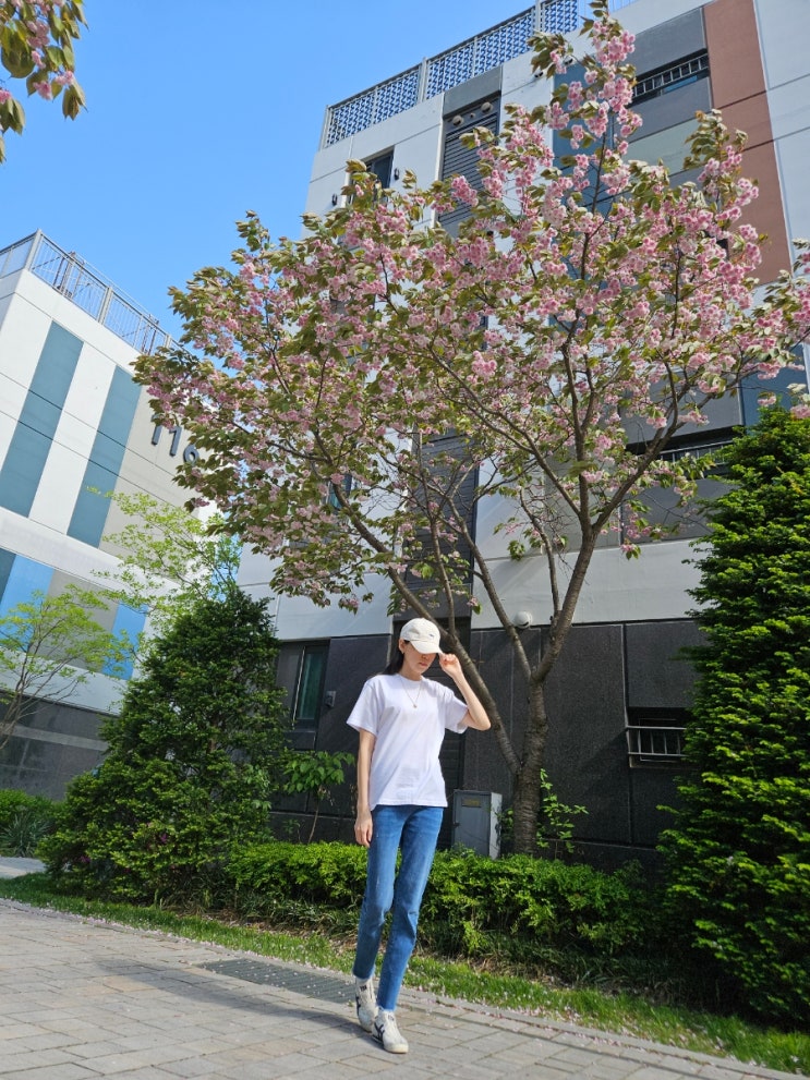  [현대섬유 이중지 레이어드반팔티] 다양하게 코디가 가능한 레이어드티셔츠