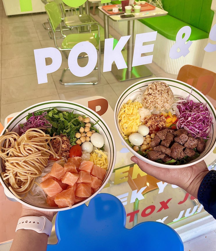  매장 식사 가능 제주 샐러드 포케 맛집! 샐럽올데이 연동 본점