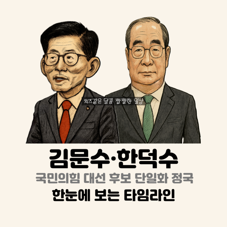 <b>김문수</b>·한덕수 <b>단일화</b> 정국, 한눈에 보는 타임라인
