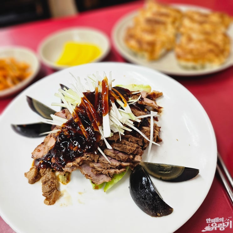  연희동 오향만두 바삭 촉촉 군만두 쫄깃 오향장육