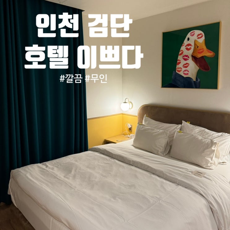  인천 서구 검단 호텔 가족 여행, 출장 숙소로도 추천하는 '이쁘다' 가성비 굿