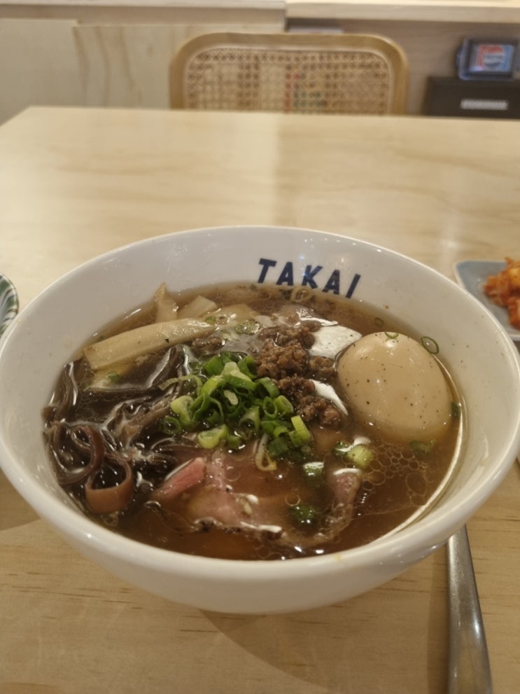  강남구청역 라멘 점심 맛집 타카이라멘 직장인 혼밥