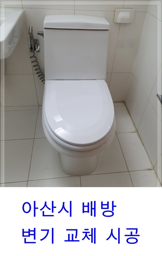  아산시 배방 자이아파트 변기교체시공 특대형변기설치 변기전문시공업체