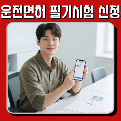  운전면허필기시험신청, 모바일로 쉽게 끝내기