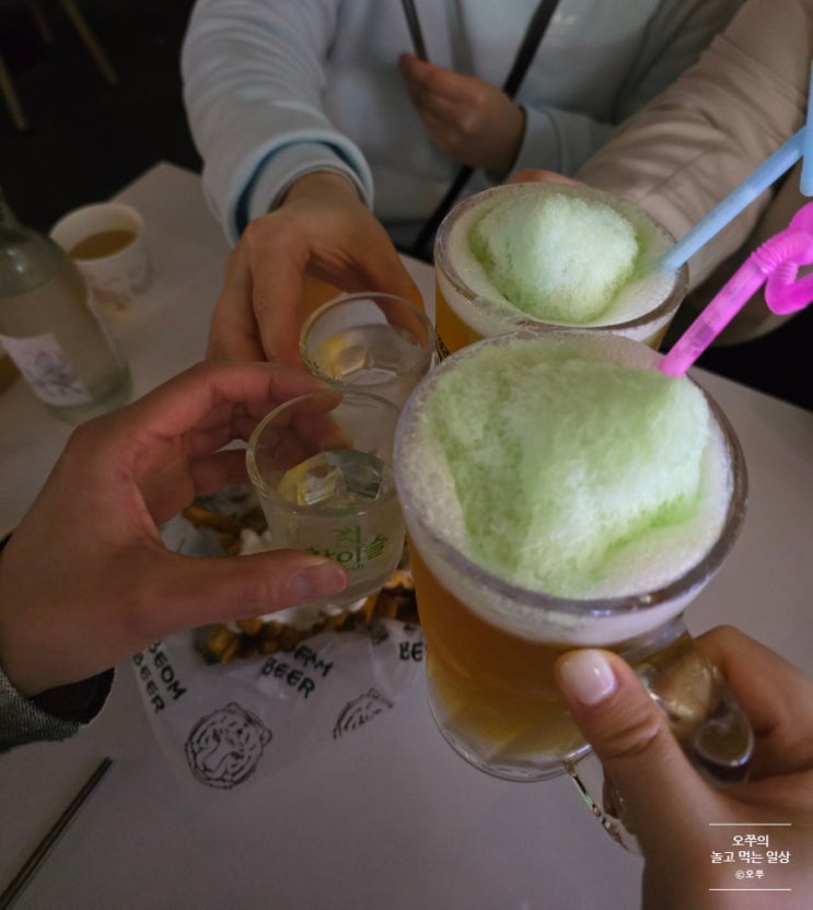  [수원 수원역 술집] 범맥주 수원역점 / 호랑이 맥주, 골뱅이무침, 고르곤졸라 팬피자