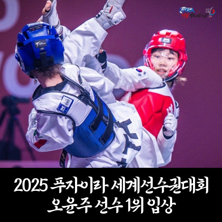 2025 푸자이라 <b>세계</b><b>선수권대회</b> 1위 태권도 <b>유소년</b> 국가대표... 