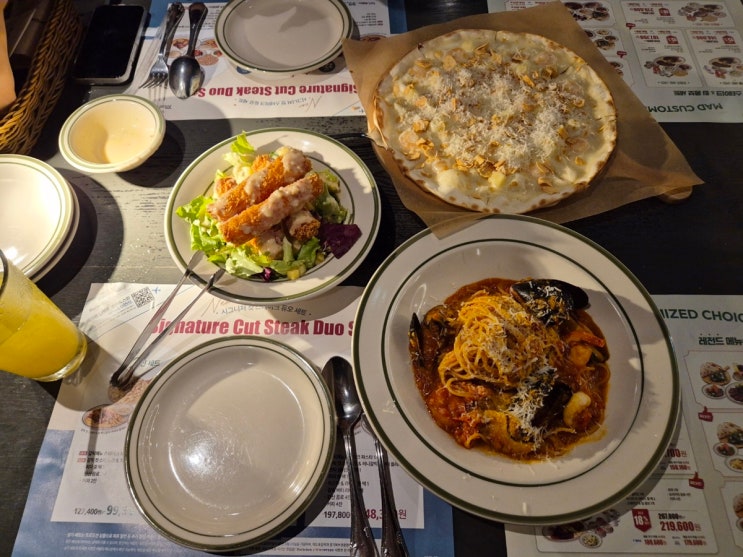  용산아이파크몰맛집 가족외식 좋은 매드포갈릭 용산아이파크몰점